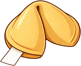 A whole fortune cookie